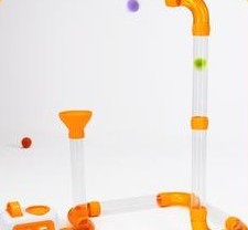 Build with a zigzag track