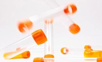 Clear tubes and orange connectors